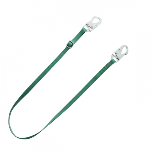 MSA 10201456, V-Series standard single-leg adjustable restraint lanyard, 6', 36C small snaphooks, AN