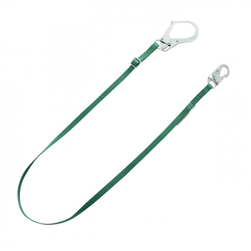 MSA 10201457, V-Series standard single-leg adjustable restraint lanyard, 8', 36CL large snaphooks, A