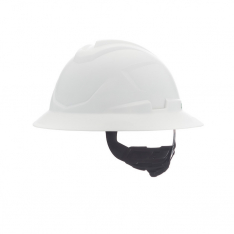 MSA 10215837, V-Gard C1 Full Brim,  Non-Vented,  Fas-Trac III,  White