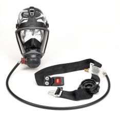 MSA 10225585, G1 Cadet SAR, 42" regulator, Nylon belt, G1™ medium facepiece, fittings separate