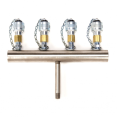 MSA 47370, Manifold, 4 Outlets, Foster Steel
