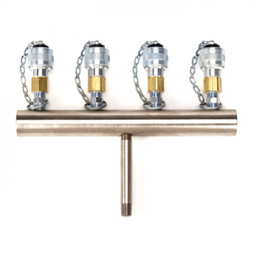 MSA 47370, Manifold, 4 Outlets, Foster Steel