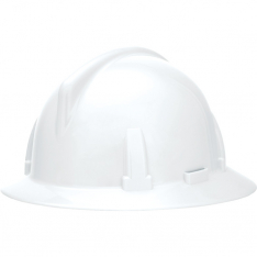 MSA 475387, Topgard Slotted Hat, Yellow, w/Fas-Trac III Suspension