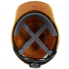 MSA 475397, Skullgard Protective Cap Yellow - w/ Fas-Trac III Suspension, Standard