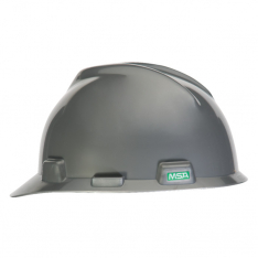 MSA 484340, V-Gard Slotted Cap, Silver, w/Staz-On Suspension