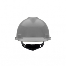 MSA 495855, V-Gard Slotted Cap, Silver, w/Fas-Trac III Suspension