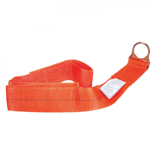 MSA 505298, Anchorage Connector Strap, Orange Polyester, 5'