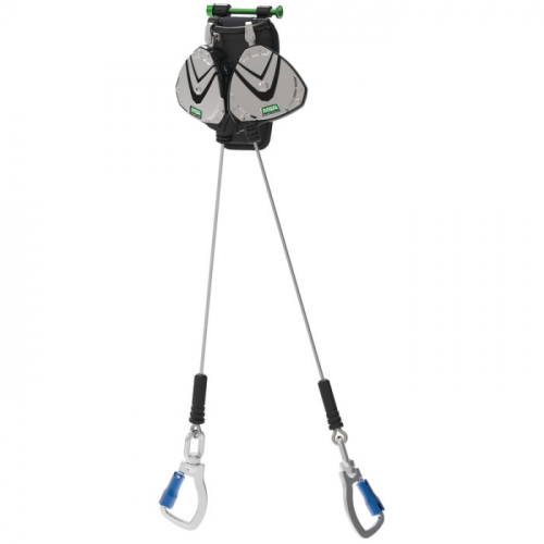 MSA 63162-00C, 2.4m V-EDGE (Twin) Al Swivel Karabiner