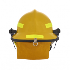 MSA 664FSY, Cairns 664, Yellow, 4" Standard Faceshield, Standard Flannel Liner, Nomex Earlap, Nomex