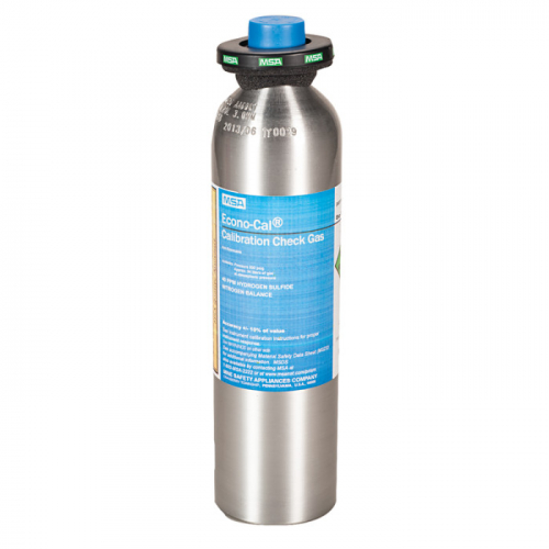 MSA 711062, Calibration Cylinder, Gas, 34 L, (H2S)-40 PPM