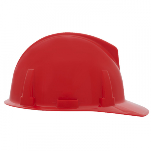MSA 804396, Topgard Slotted Cap, Bright Orange, w/Fas-Trac III Suspension