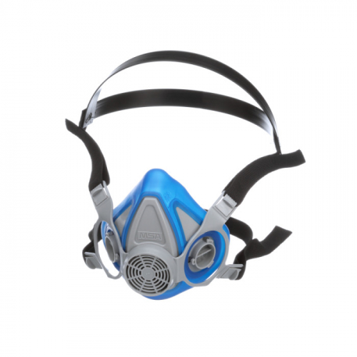 MSA 815452, Advantage 200 LS Respirator, with Single Neckstrap, Large, Blue