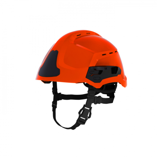 MSA GS1100030001-OP001, Cairns  XR2 Technical Rescue Helmet, Vented, NFPA, Bag, H-Viz Orange