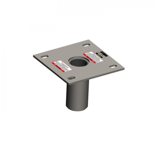 MSA IN-2006, 3" Flush Floor Adapter Base, 304 SST