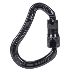 MSA SRCA883, Aluminum Carabiner, 1" gate opening, Auto-Locking, Black