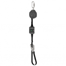 MSA VSOHW-011-NJ-O-TB, V-SHOCK PFL,  6',  single-leg,  tie-back,  FP5K snaphook,  steel carabiner (t