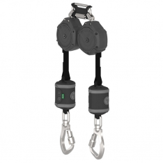 MSA VSOHW-012-QC-A, V-SHOCK PFL,  6',  twin-leg,  swivel aluminum triple action carabiners,  twin li