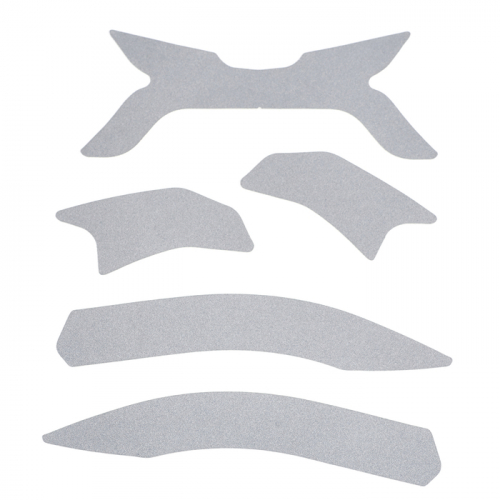 MSA-GA3719-004, Set 5 sticker grey textile "XR2" lateral