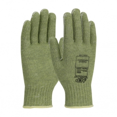 PIP 07-KA730/L, KEVLAR ACP 7G KNIT MED. WGT, POLY LINED, GREEN