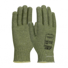 PIP 07-KA740/L, KEVLAR ACP 7G KNIT ECON. WGT, POLYESTER LINED, GREEN