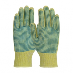 PIP 08-K252/L, KUT-GARD KEVLAR/COTTON PLATED, 7G, M. WT, ANSI A2, DOTS 2 SIDES