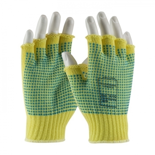PIP 08-K259PDD/L, KUT-GARD KEVLAR 1/2 FNGR, DTS 2 SIDES, 7G, MED WGT, ANSI2, DOTS 2 SIDES