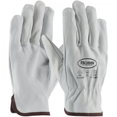 PIP 09-LC533AR/XXXL, BOSS AR GOATSKIN DRIVERS PPE 4, 13G ARAMID LINING, KEYSTONE THUMB, A5