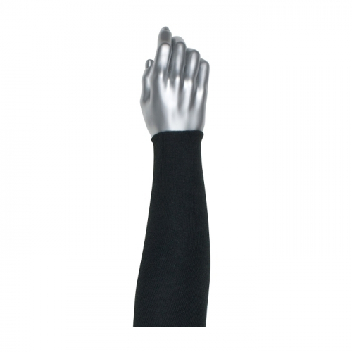 PIP 10-BKDS18, KEVLAR KNIT SLEEVE, 2-PLY, 3X18 BLACK