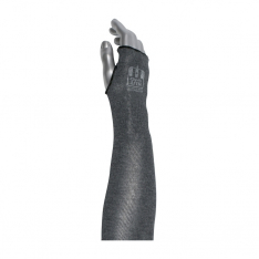 PIP 10-KA18SBKTH, KEVLAR BLACK ACP SLEEVE, 18", SINGLE PLY, WITH THUMBHOLE Thumbhole,KA1800SB