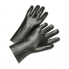 PIP 1017R, WEST CHESTER 10" SEMI ROUGH PVC GLOVE, INTERLOCK LINING