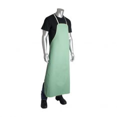 PIP 11-GA2436G-1P, Frgreen Apron, 24" X 36", 4Grommets, 3 Cotton Ties, Chest Pocket 4GROM