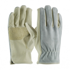 PIP 122-169/L, ANTI-VIBRATION LEATHER DRIVER'S STYLE, TOP GRAIN PALM, SPLIT BACK
