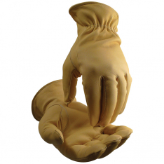 PIP 1340-3, GOLD GOAT GRAIN UNLINED DRIVERS GLOVES