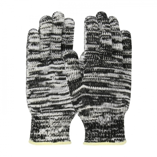 PIP 14-PK700/L, 7G, POLYKOR ENGINEERED SEAMLESS KNIT, BLACK/WHITE