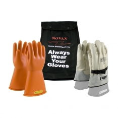 PIP 147-SK-2/10-KIT, NOVAX, INSULATING GLOVE KIT, CLASS 2, 14 IN., ORN., STRAIGHT CUFF