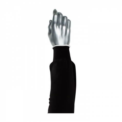 PIP 15-214BKL, PRITEX SLEEVE, 14", BLACK, STANDARD WIDTH, ELASTIC CUFF
