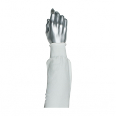 PIP 15-212WL, PRITEX SLEEVE, 12", WHITE, STANDARD WIDTH, ELASTIC CUFF