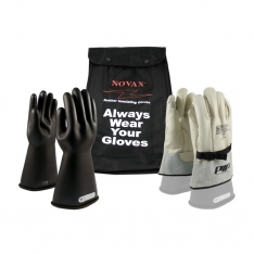 PIP 150-SK-1/10-KIT, NOVAX, INSULATING GLOVE KIT, CLASS 1, 14 IN., BLK., STRAIGHT CUFF
