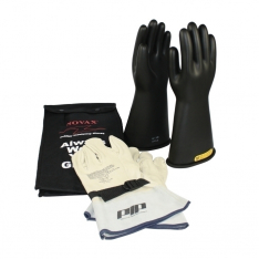 PIP 150-SK-2/10-KIT, NOVAX, INSULATING GLOVE KIT, CLASS 2, 14 IN., BLK., STRAIGHT CUFF