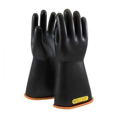 PIP 155-2-14/11, NOVAX INSULATING GLOVE, CLASS 2, 14 IN., BLK./ORN., STRAIGHT CUFF