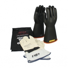 PIP 155-SK-2/10-KIT, NOVAX, INSULATING GLOVE KIT, CLASS 2, 14 IN., BLK./ORN., STRAIGHT CUFF