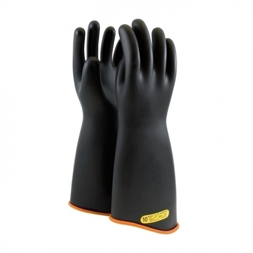 PIP 158-2-18/10, NOVAX INSULATING GLOVE, CLASS 2, 18 IN., BLK./ORN., CONTOUR CUFF