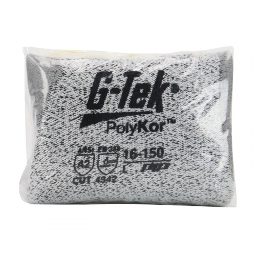 PIP 16-150V/XXL, G-TEK POLYKOR, SALT & PEPPER SHELL, 13G, GRAY PU SMOOTH GRIP, VEND PACK