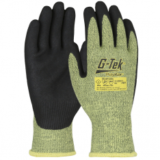 PIP 16-AR413/L, G-TEK POLYKOR/ARAMID BLEND, GREEN, NEOPRENE GRIP, ATPV 13 CAL/CM2, TOUCHSCREEN