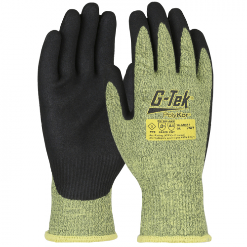 PIP 16-AR413/XXL, G-TEK POLYKOR/ARAMID BLEND, GREEN, NEOPRENE GRIP, ATPV 13 CAL/CM2, TOUCHSCREEN