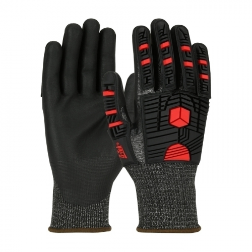 PIP 16-MP785/XXL, G-TEK POLYKOR IMPACT, 18G BLACK W/ L1 TPR, BLACK NEOFOAM GRIP, TC, A7