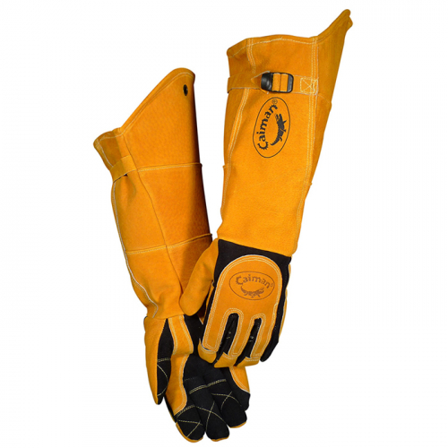 PIP 1878-1, GLOVE, WELDING, 21", CAIMAN REVOLUTION, DEERSKIN LINED PALM, LHO, XL