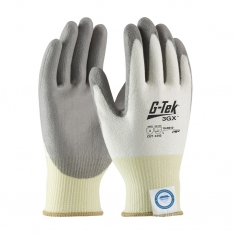 PIP 19-D310/L, G-TEK 3GX DYNEEMA DIAMOND,13G WHITE SHELL, GRAY PU SMOOTH GRIP, A3
