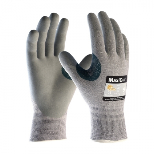 PIP 19-D470/XXL, MAXICUT GRAY DYNEEMA/ENG YRN SHELL, GRAY NITRILE MICROFOAM GRIP, A4