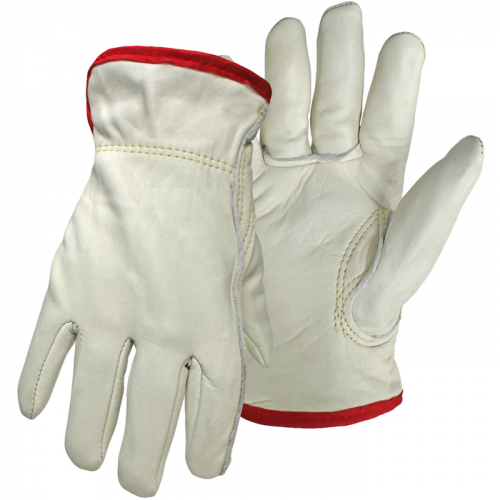 PIP 1JL61333X, COWHIDE LEATHER DRIVERS, REG GRADE, KEYSTONE, THERMAL WAFFLE KNIT LINING, 3XL